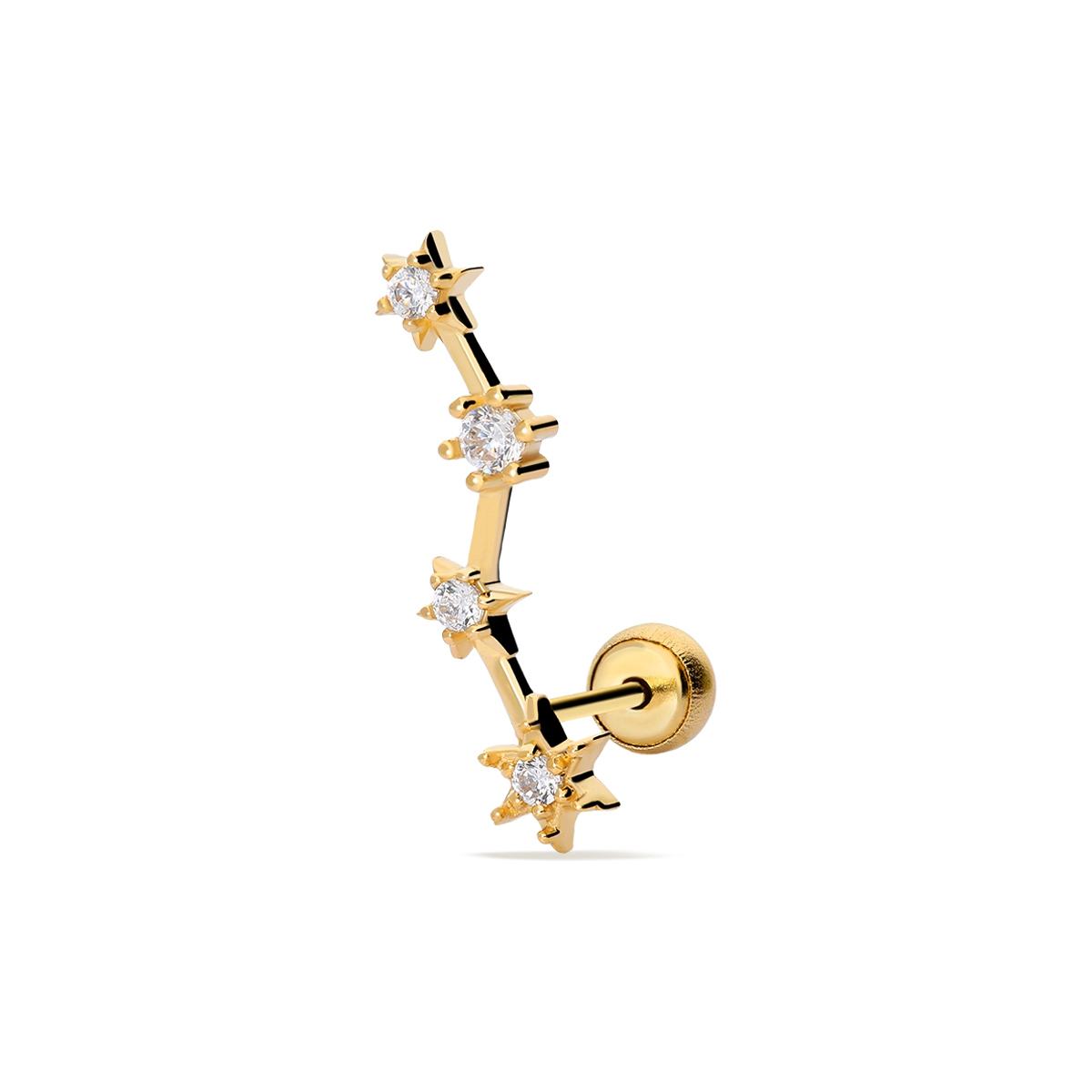 18k gold piercing
