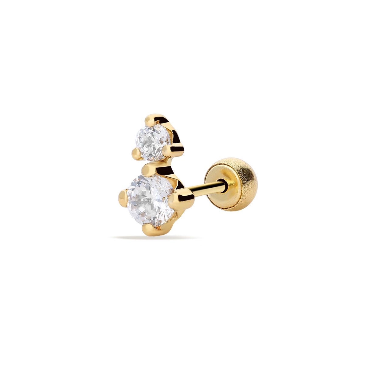 18k gold piercing