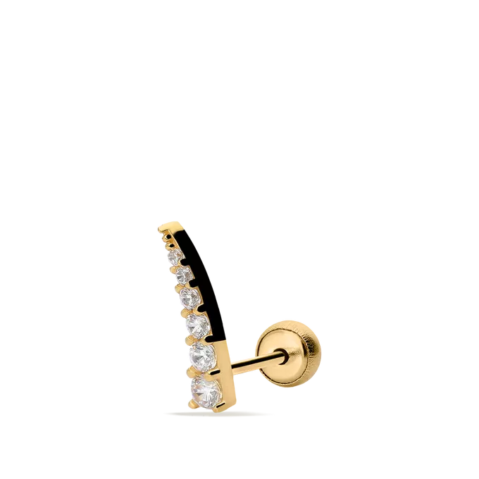 18k gold piercing