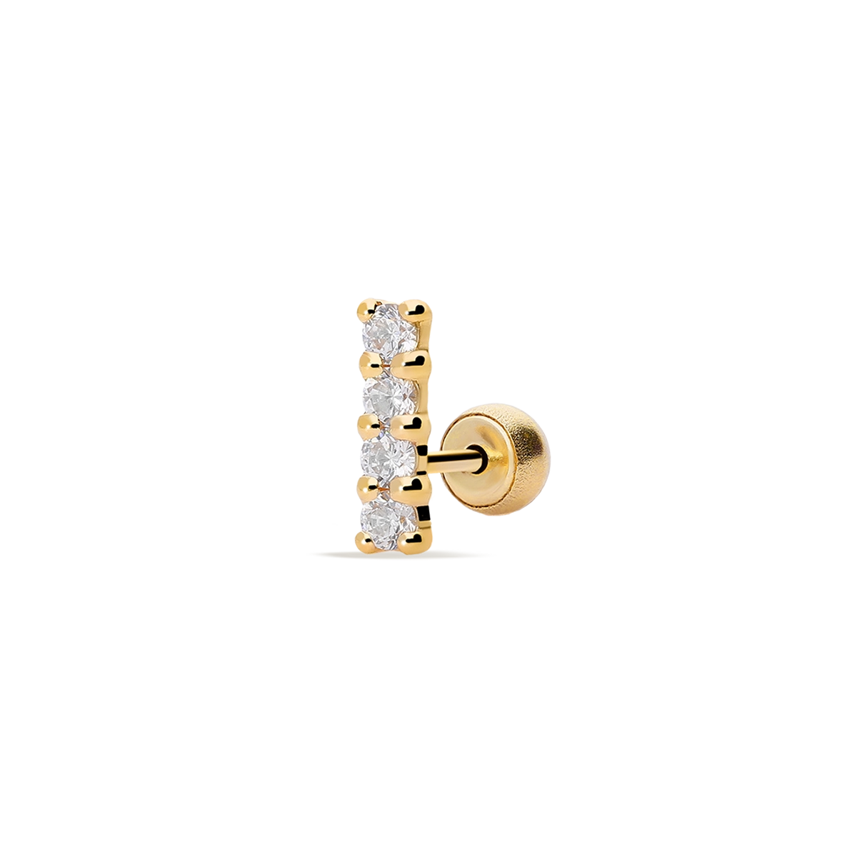 18k gold piercing