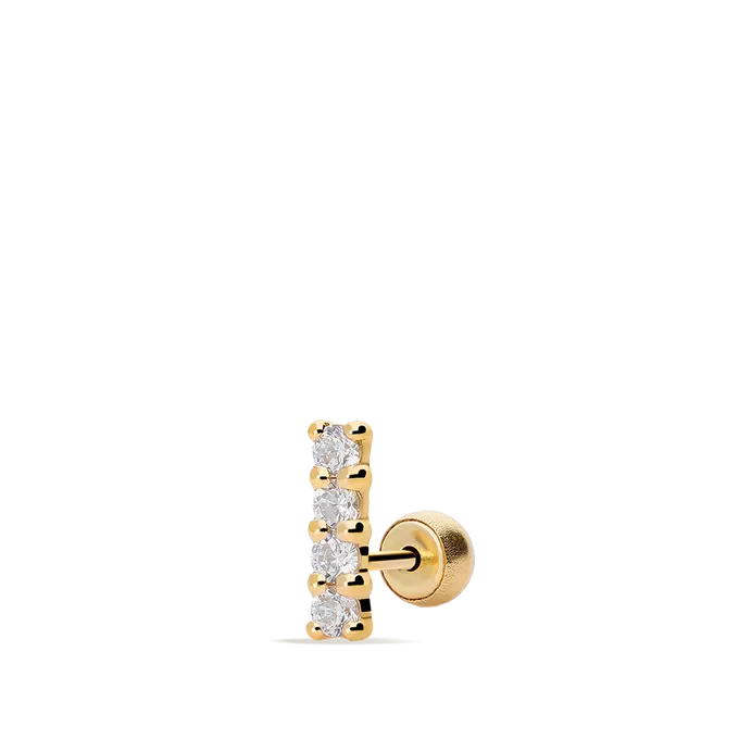 18k gold piercing