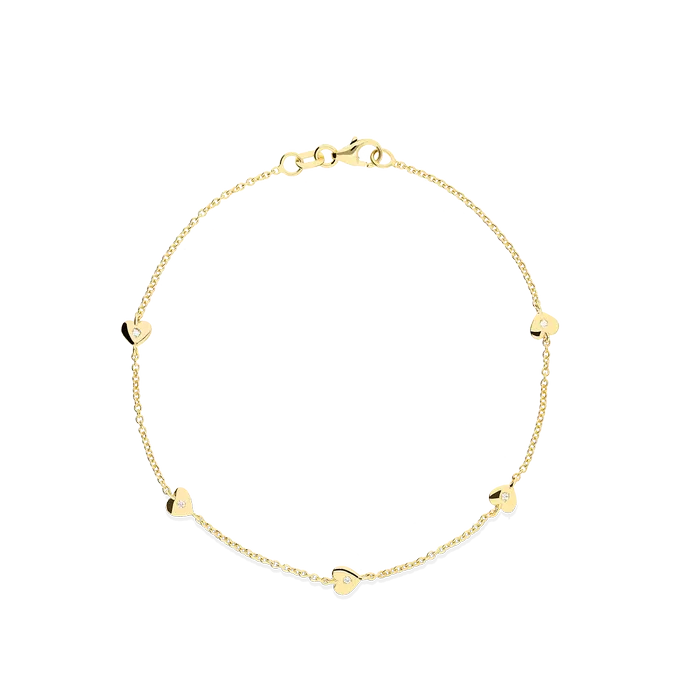 18k gold diamond bracelet