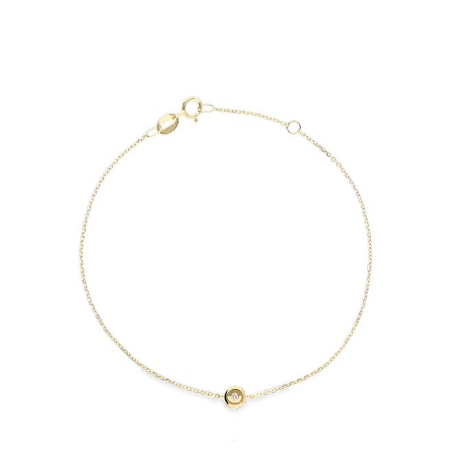 18k gold diamond bracelet