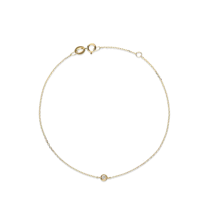 18k gold diamond bracelet