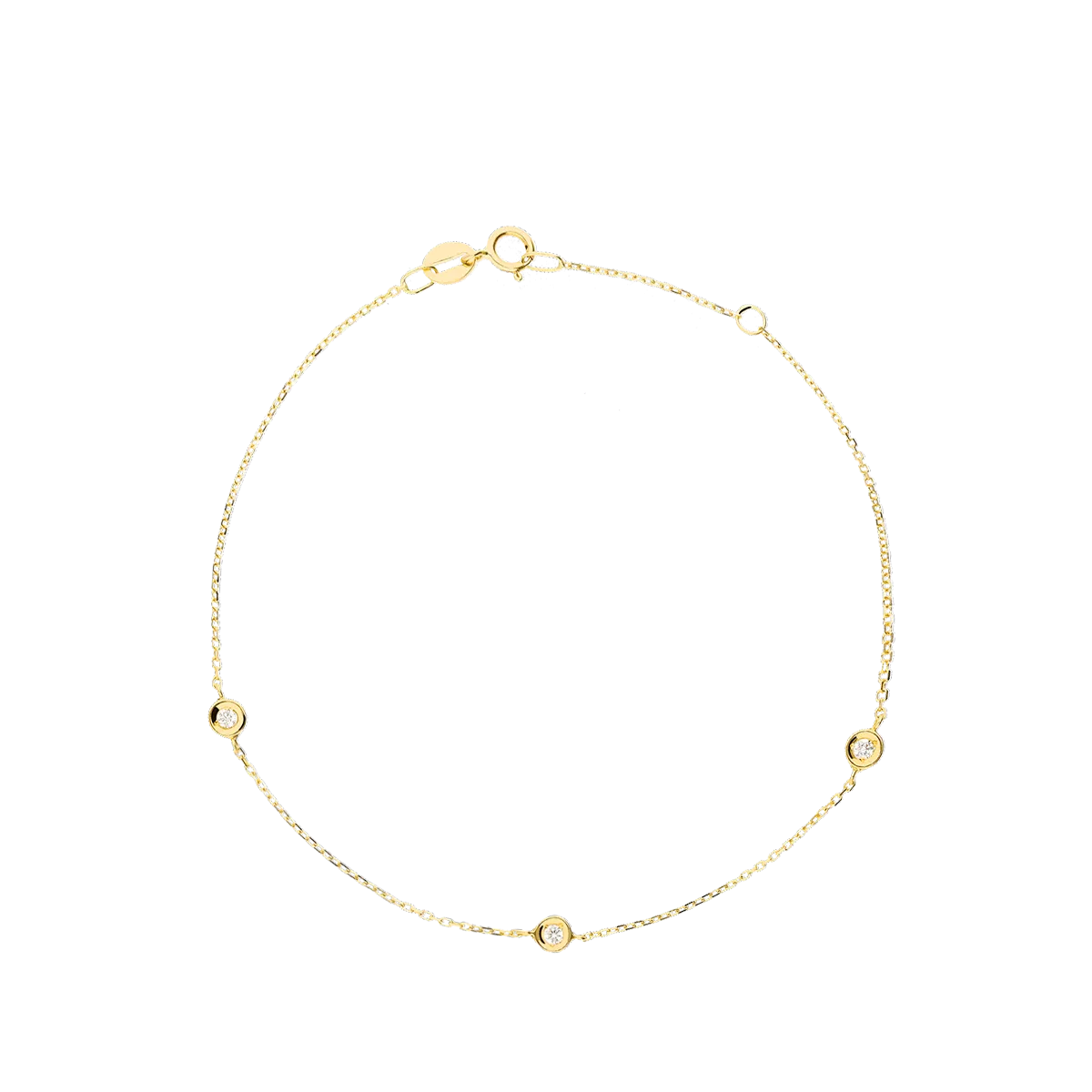 18k gold diamond bracelet