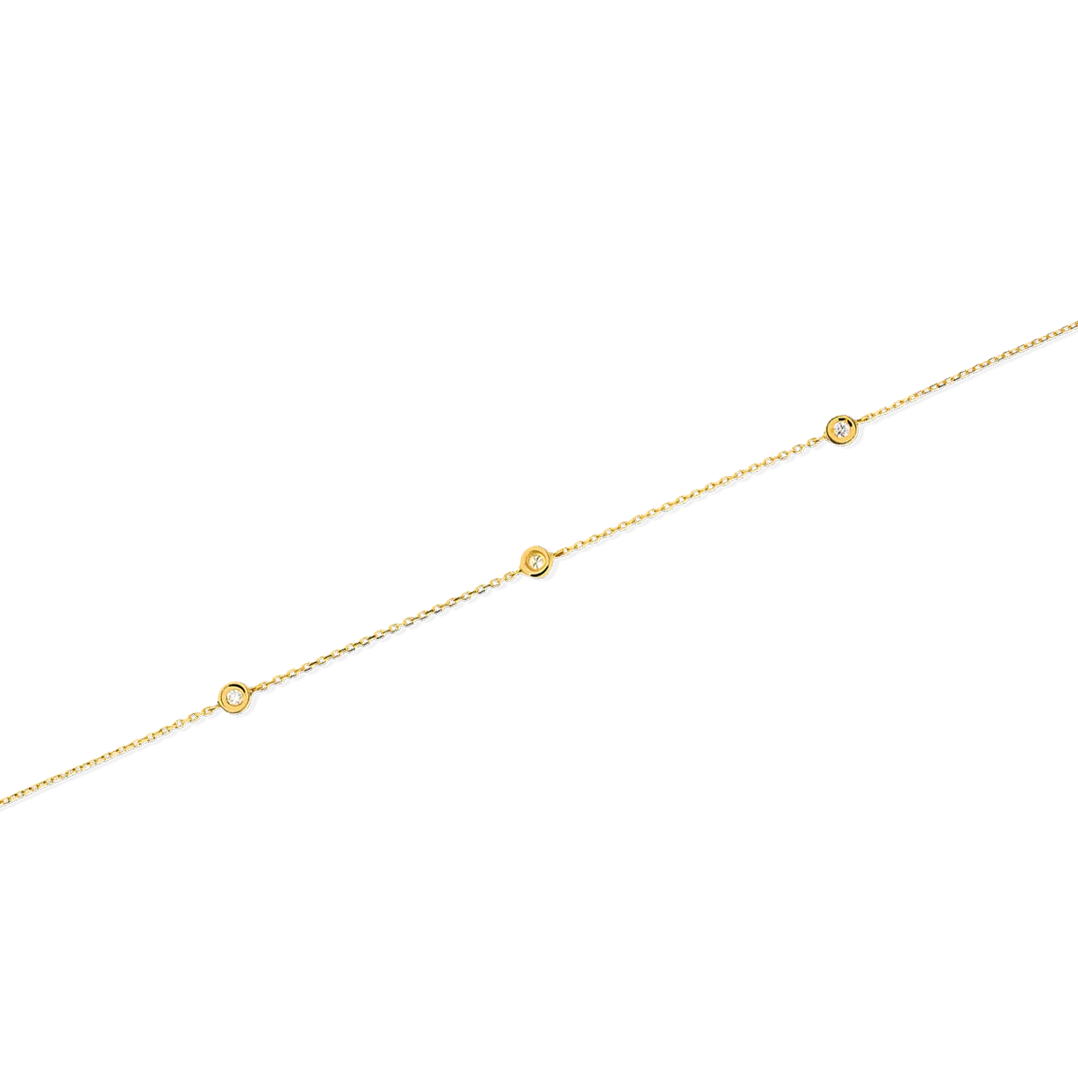 18k gold diamond bracelet