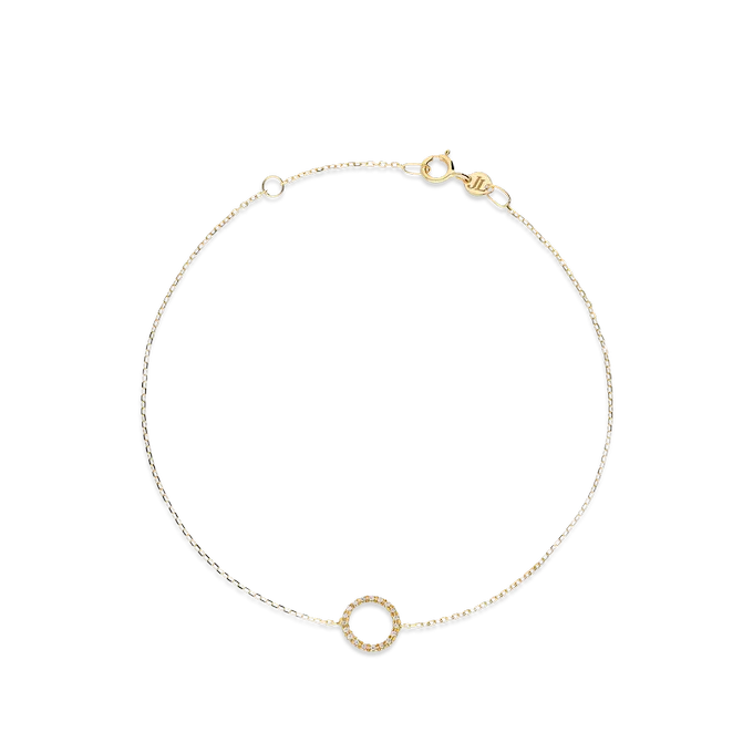 Pulsera diamante oro 18 quilates