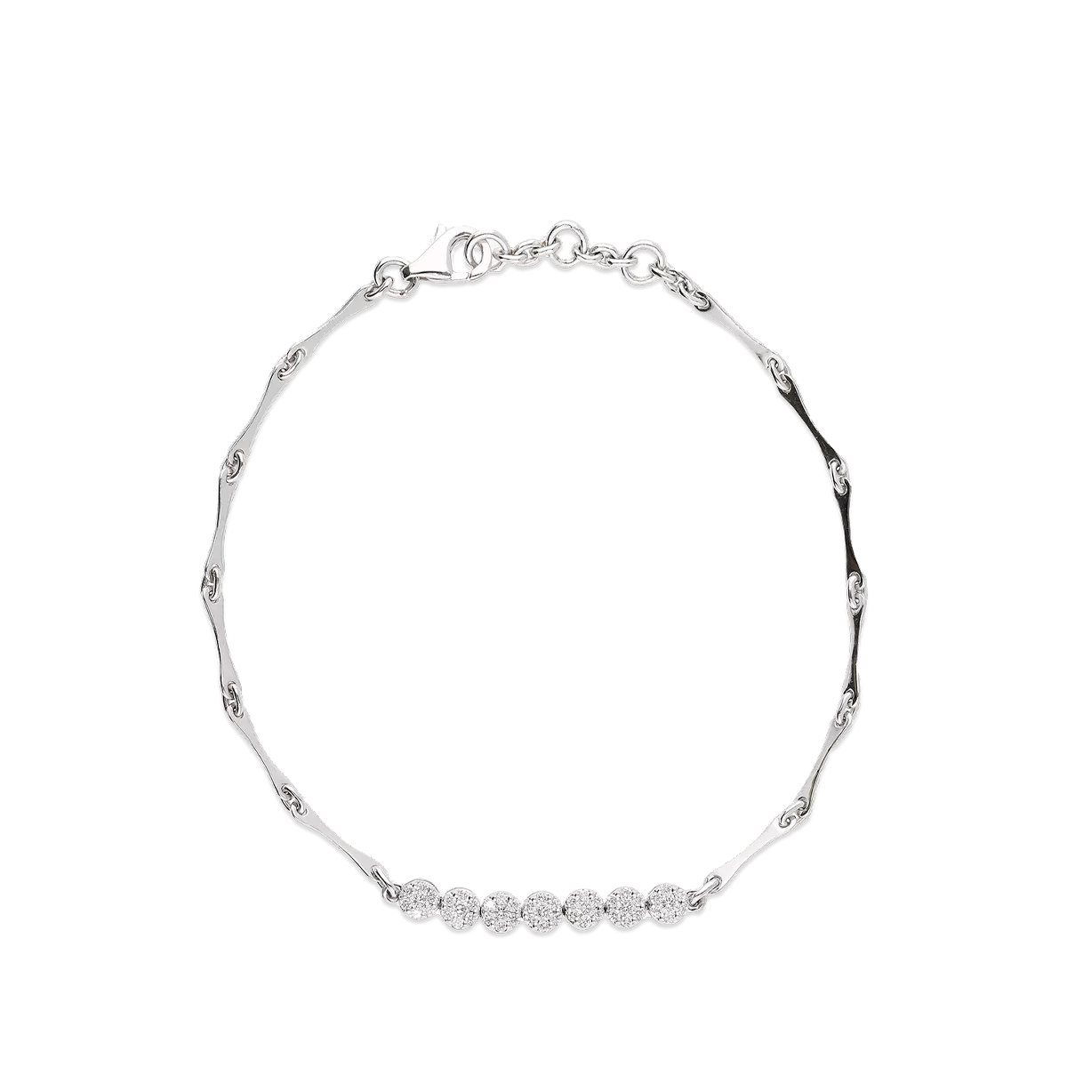 Pulsera diamante oro 18 quilates