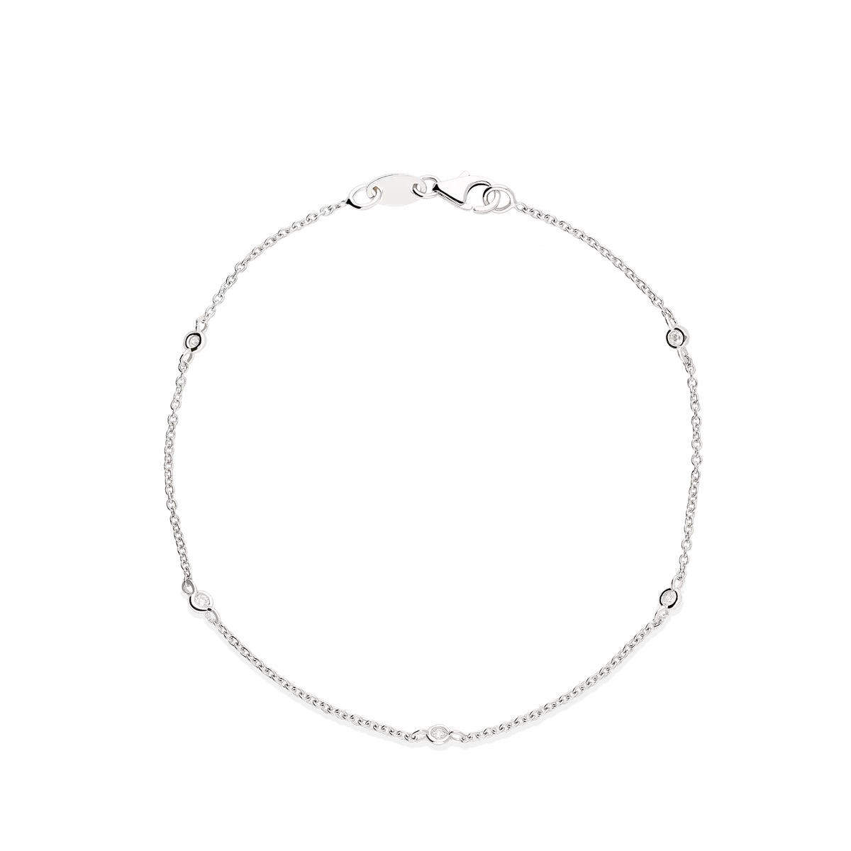 Pulsera diamante oro 18 quilates