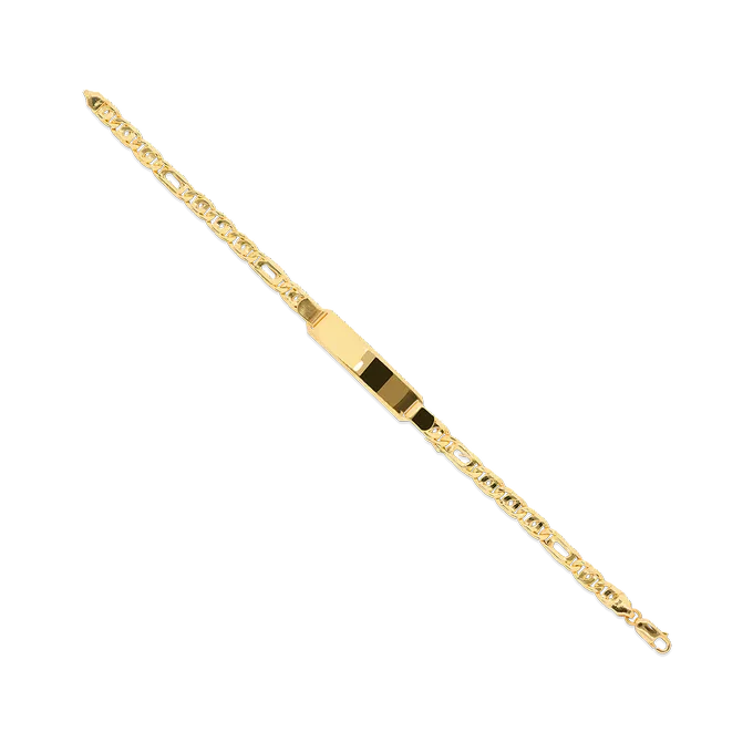 18k gold ID bracelet