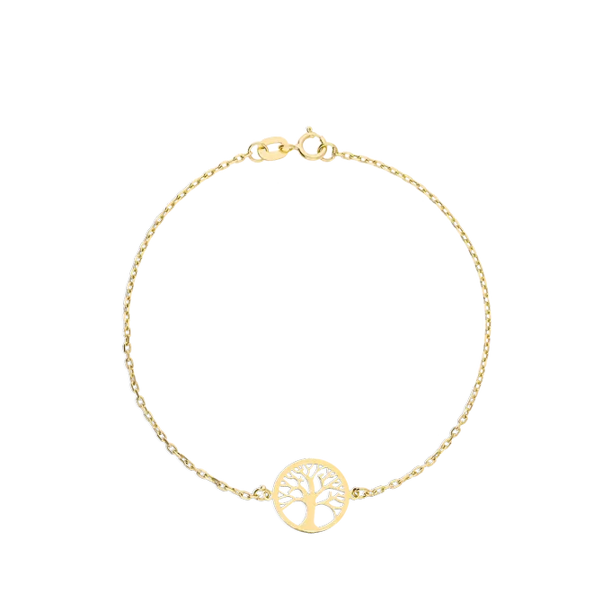 18k gold bracelet TREE OF LIFE