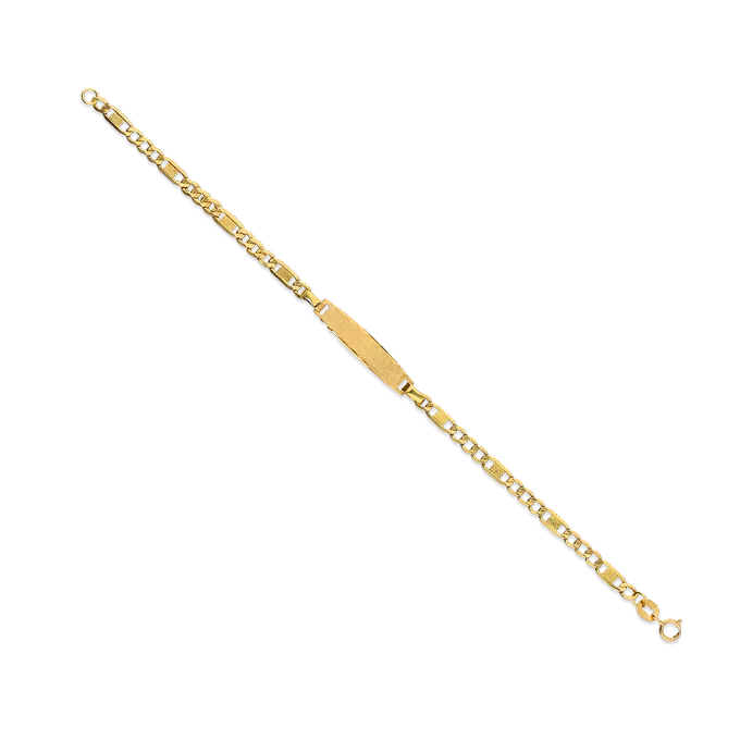 18k gold ID bracelet