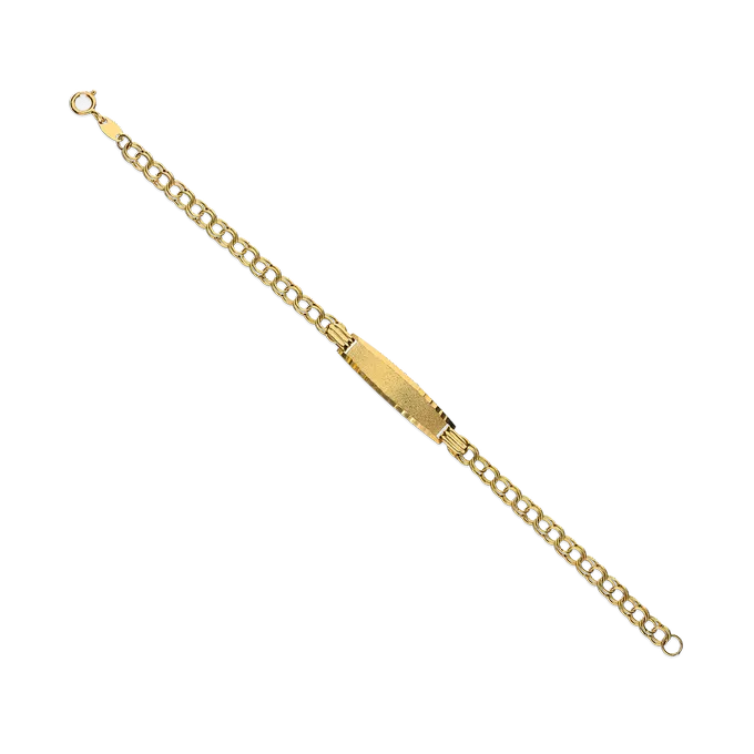 18k gold ID bracelet