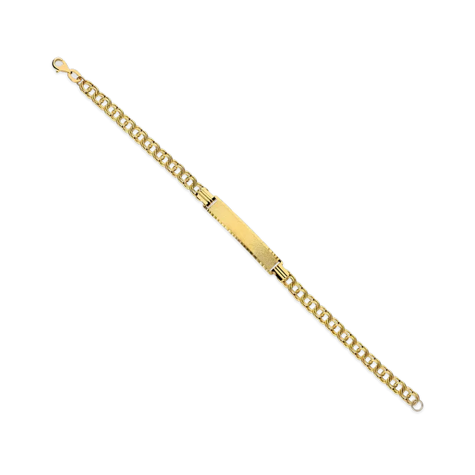 18k gold ID bracelet