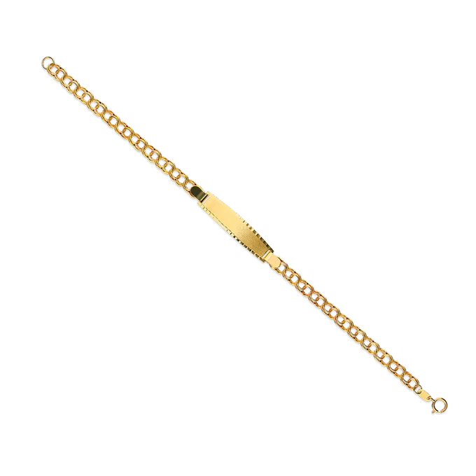 18k gold ID bracelet