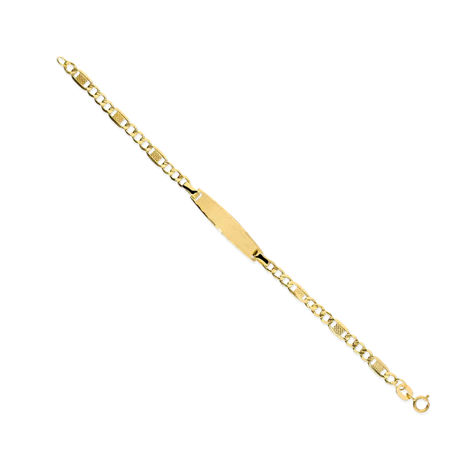 18k gold ID bracelet