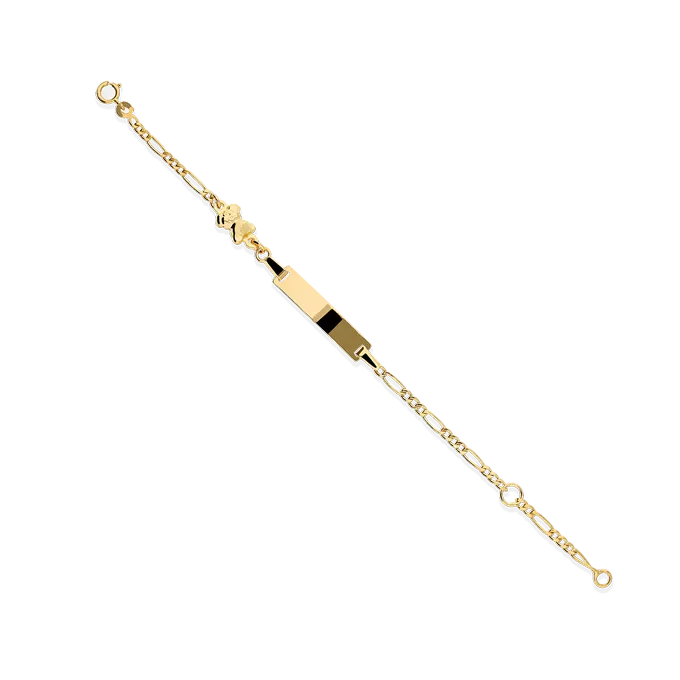 18k gold ID bracelet