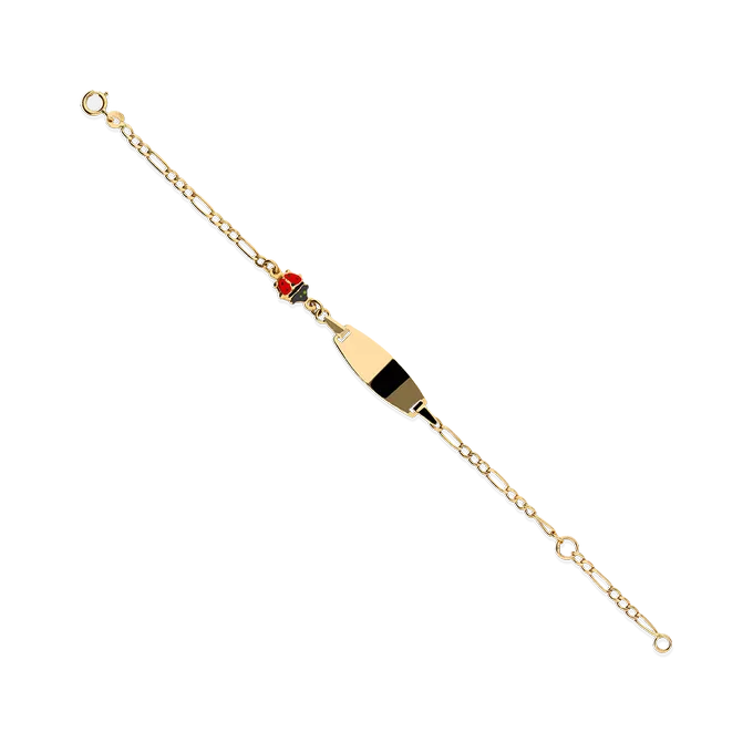 18k gold ID bracelet