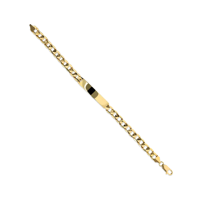 18k gold ID bracelet