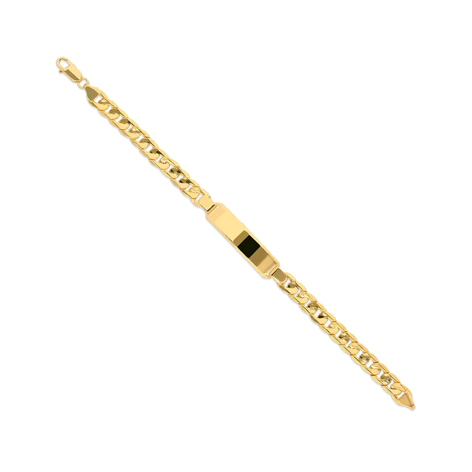 18k gold ID bracelet