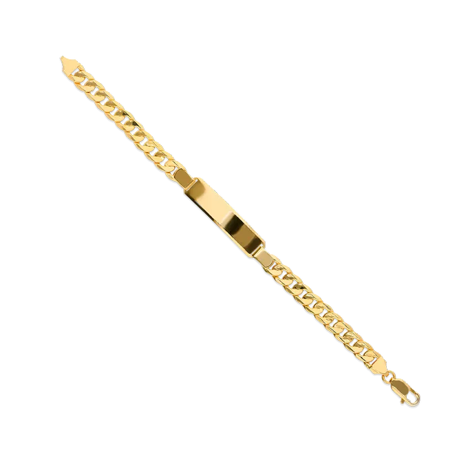 18k gold ID bracelet