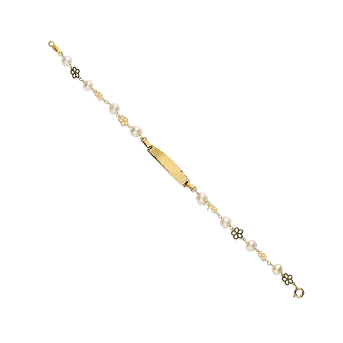 18k gold ID bracelet