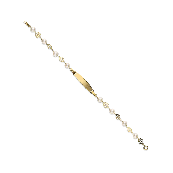 18k gold ID bracelet