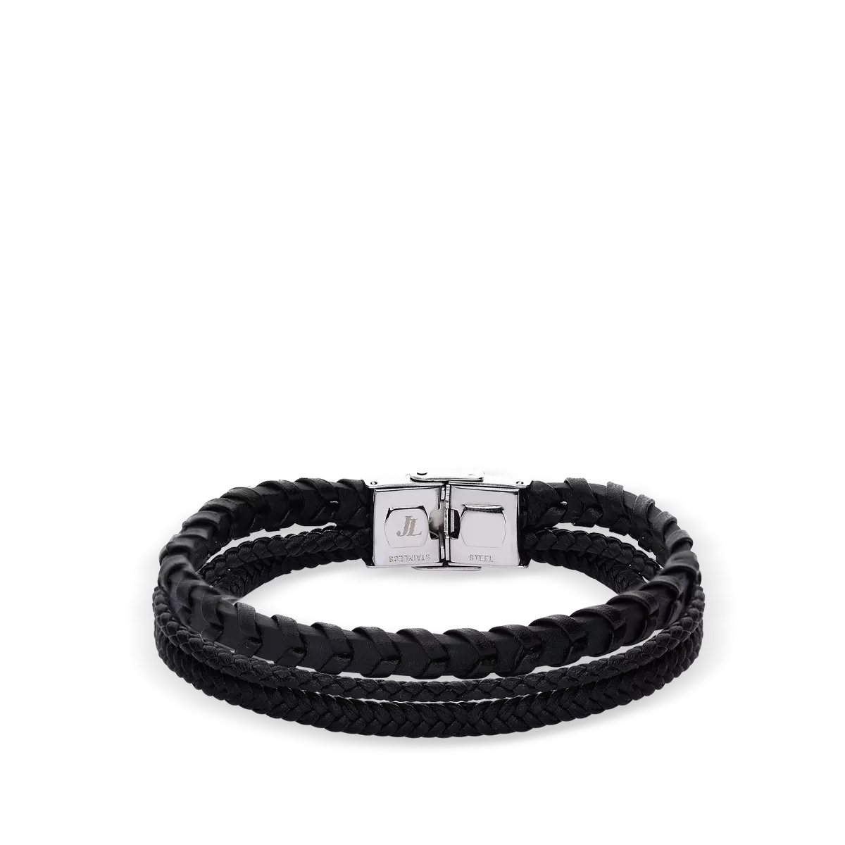 Pulsera hombre cuero trenzado