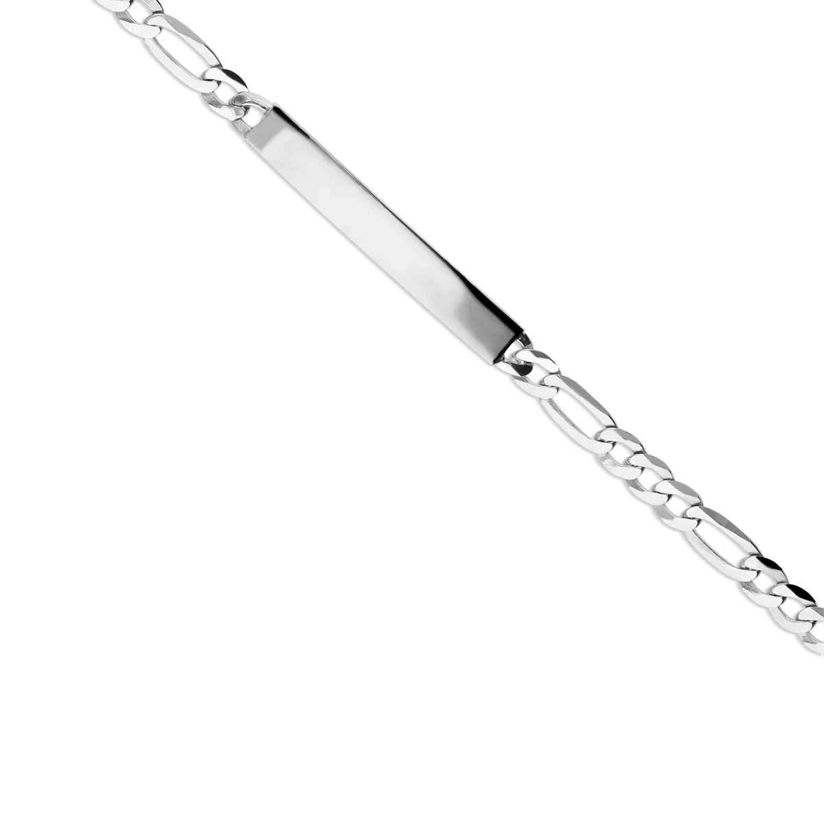 Sterling silver ID bracelet