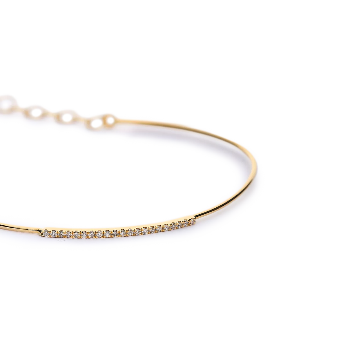 Pulsera diamante oro 18 quilates