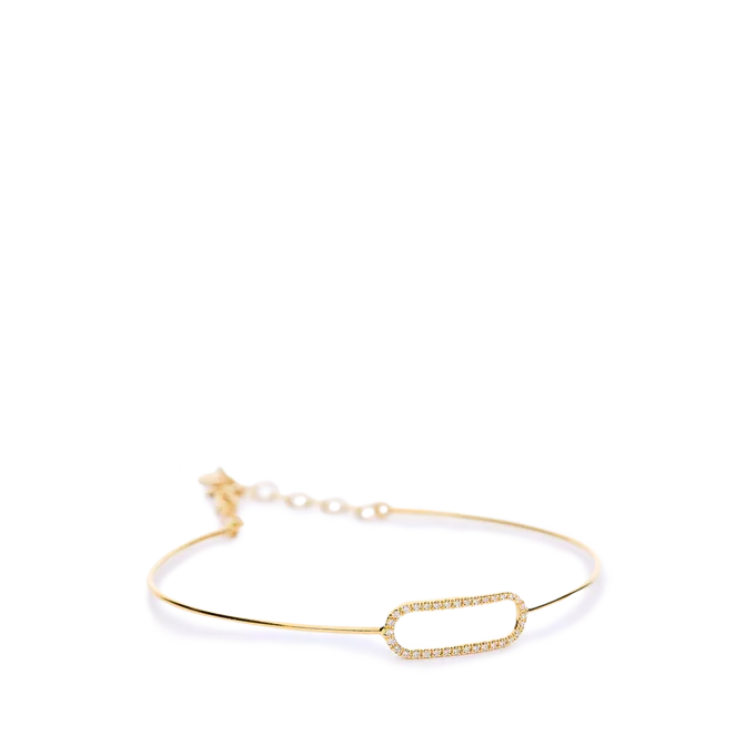 Pulsera diamante oro 18 quilates