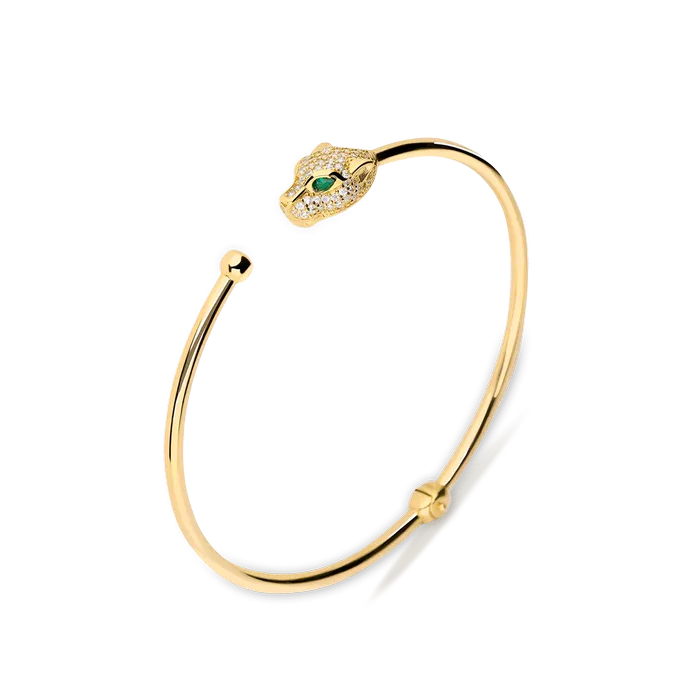 18k gold bracelet LEOPARD