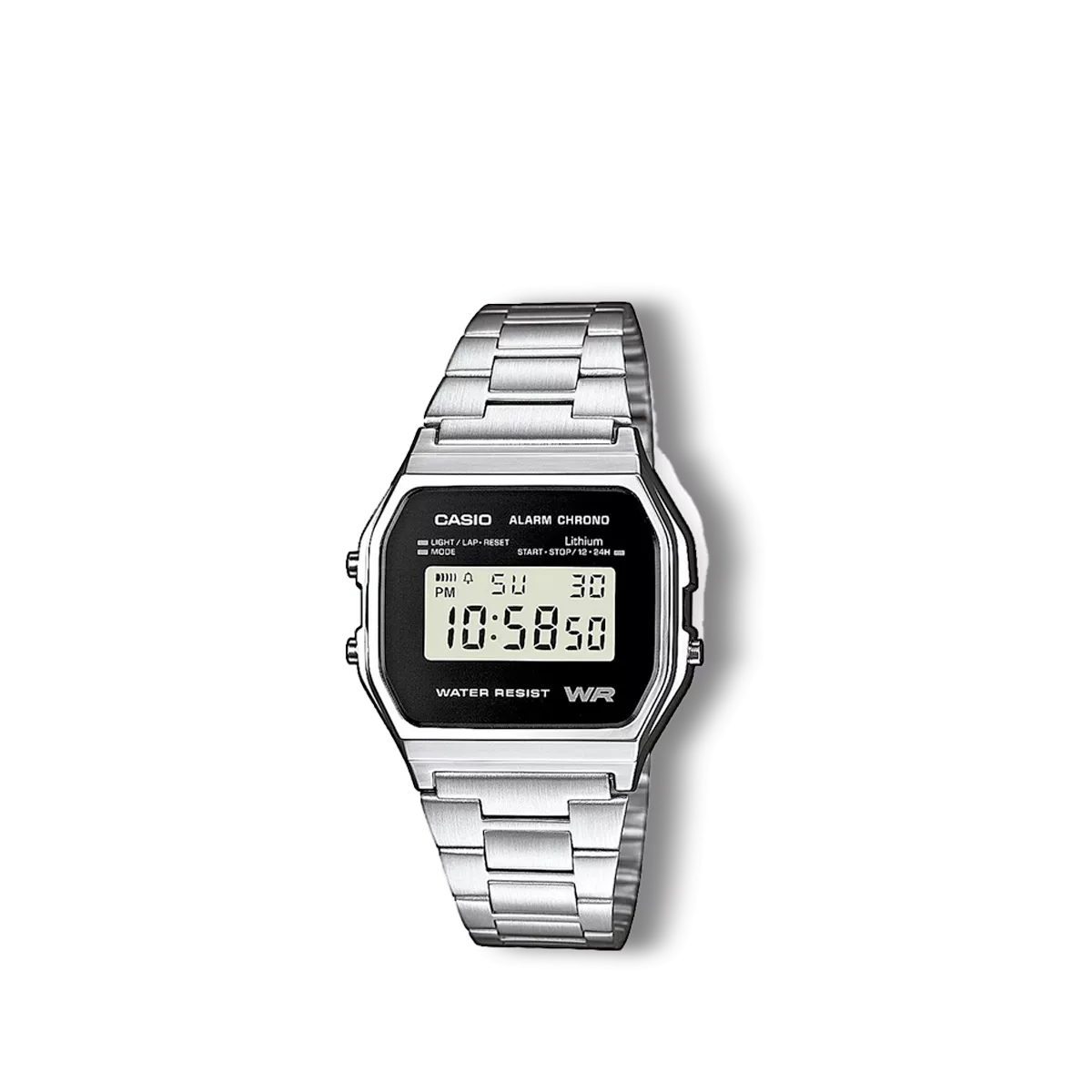 Reloj Casio Collection retro plateado