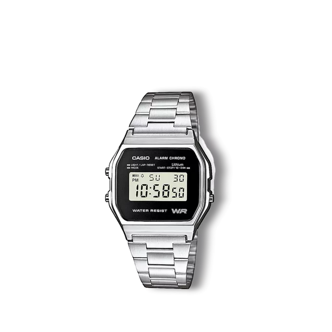 Reloj Casio Collection retro plateado