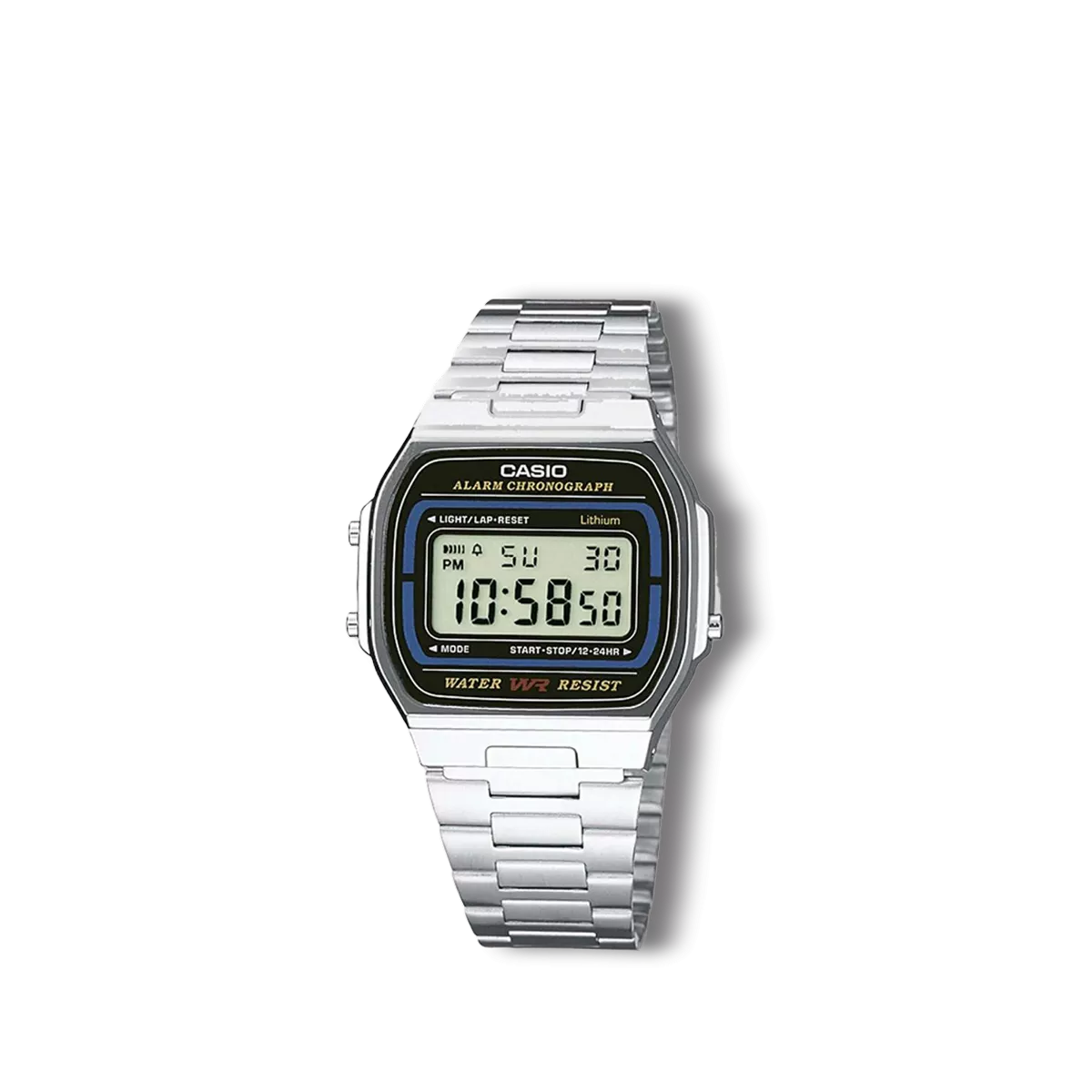 Reloj Casio Collection retro plateado