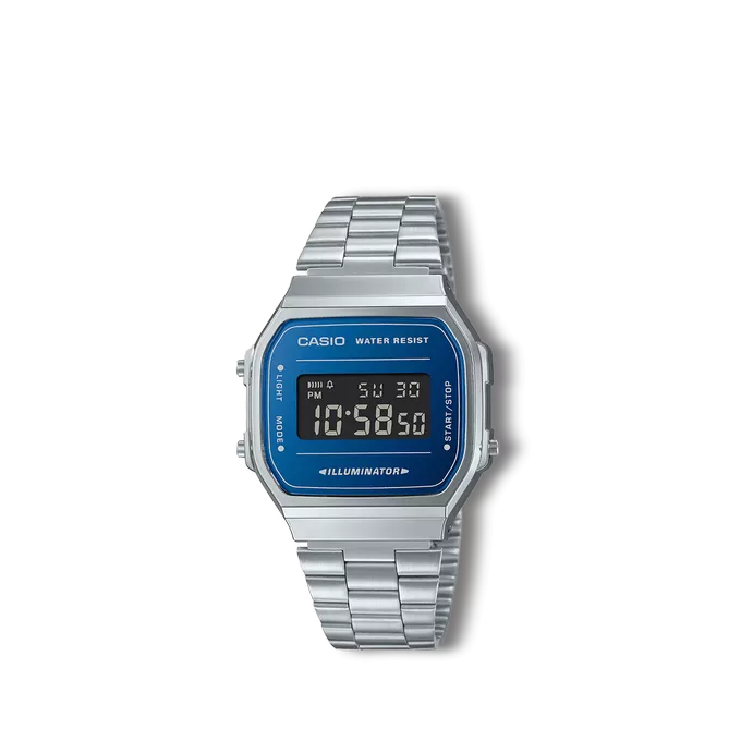 Reloj Casio Collection retro plateado