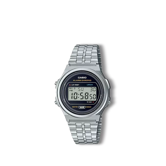 Reloj Casio Collection retro plateado