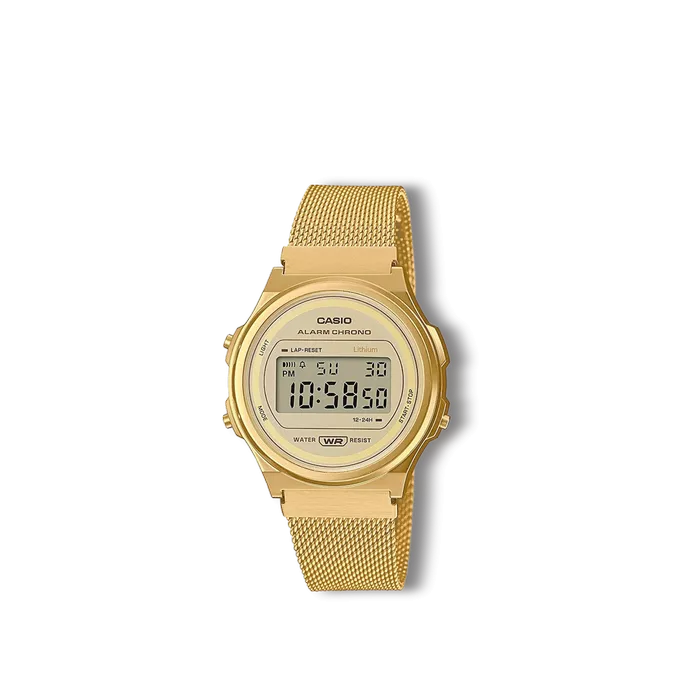 Reloj Casio Collection retro dorado