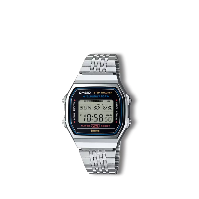 Reloj Casio Collection retro plateado