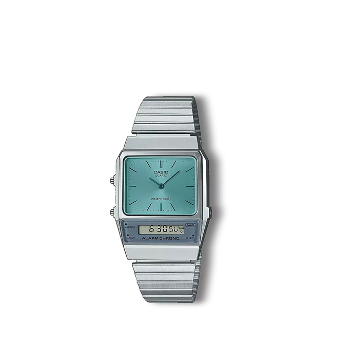 Reloj Casio Collection retro plateado