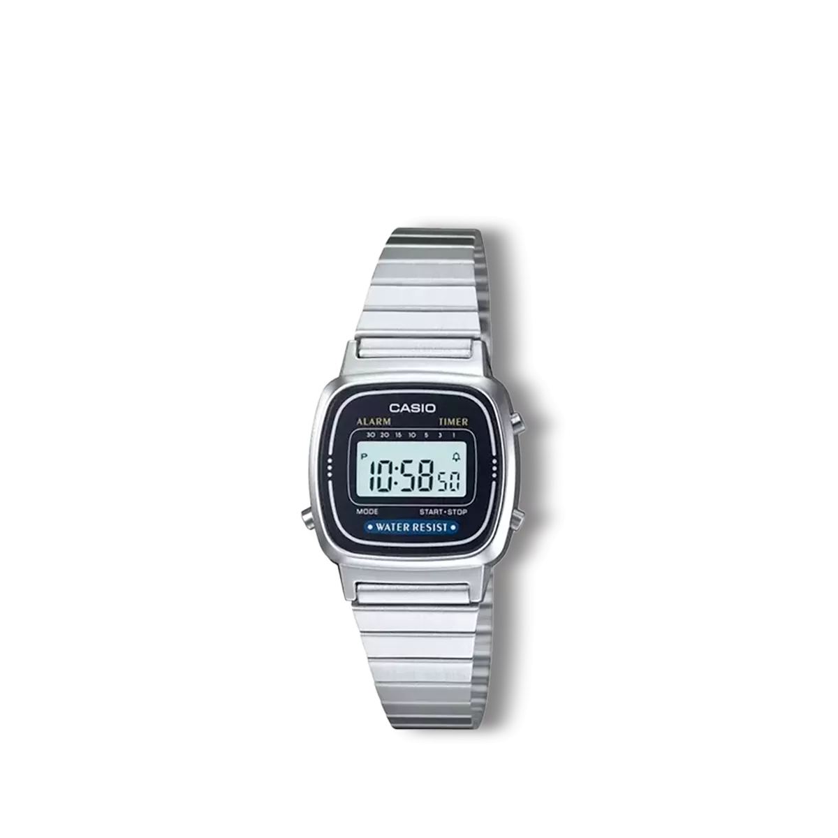 Reloj Casio Collection retro plateado