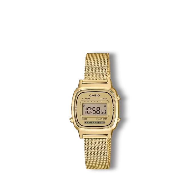 Reloj Casio Collection retro dorado