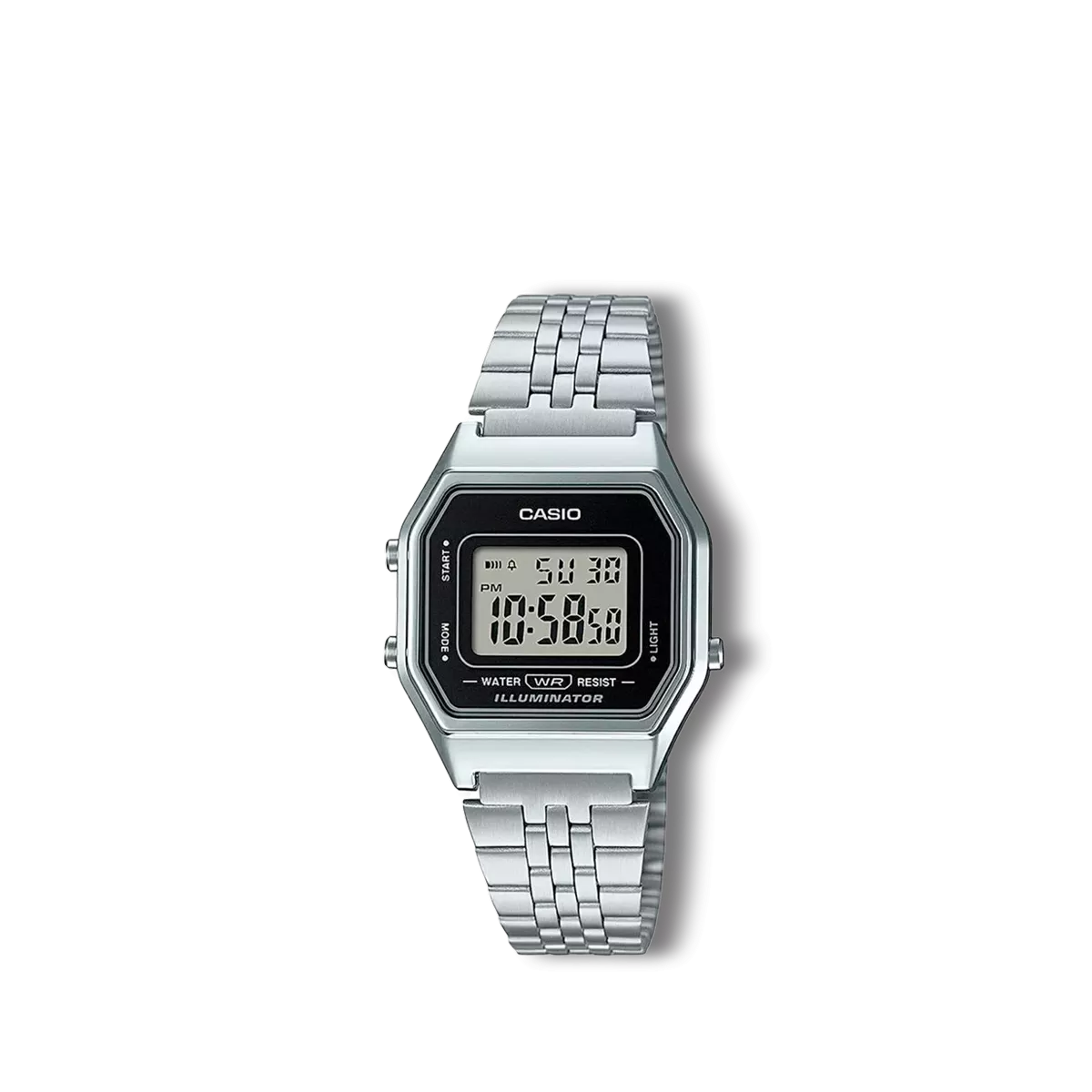 Reloj Casio Collection retro plateado