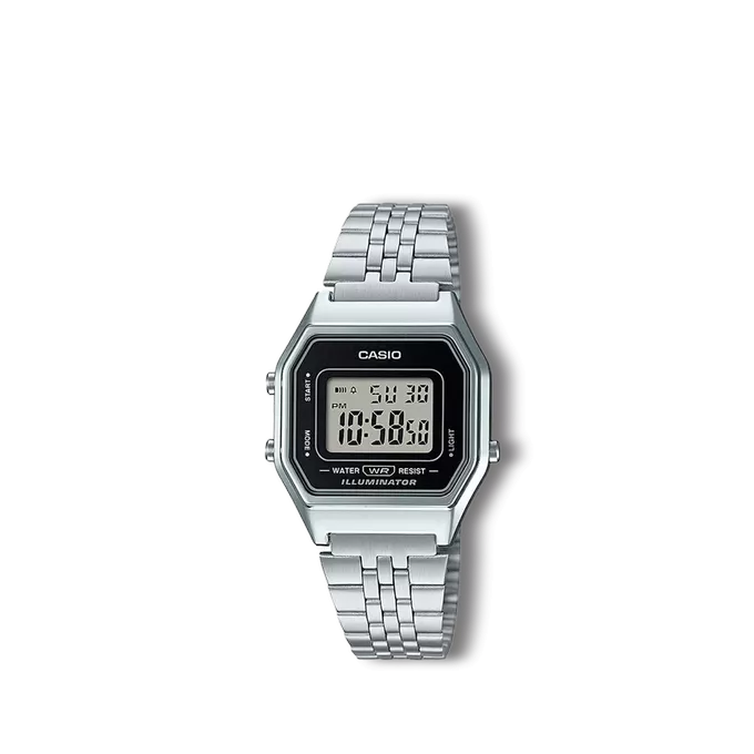 Reloj Casio Collection retro plateado