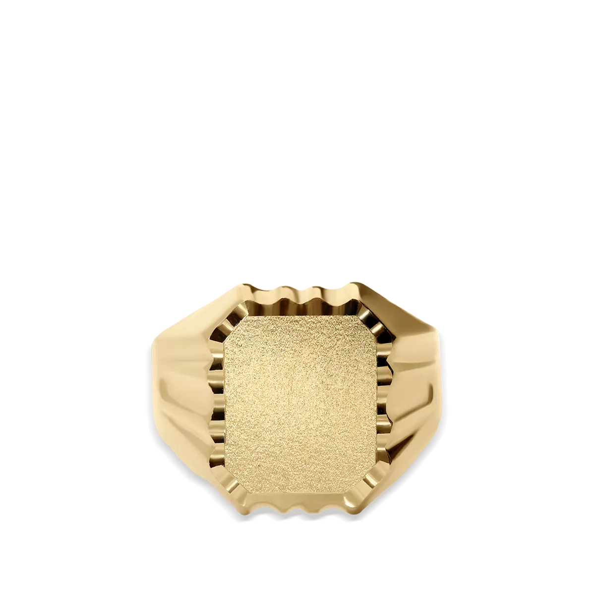 18k gold signet ring