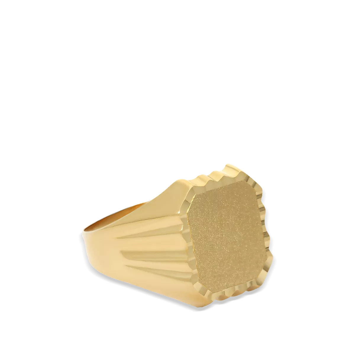 18k gold signet ring