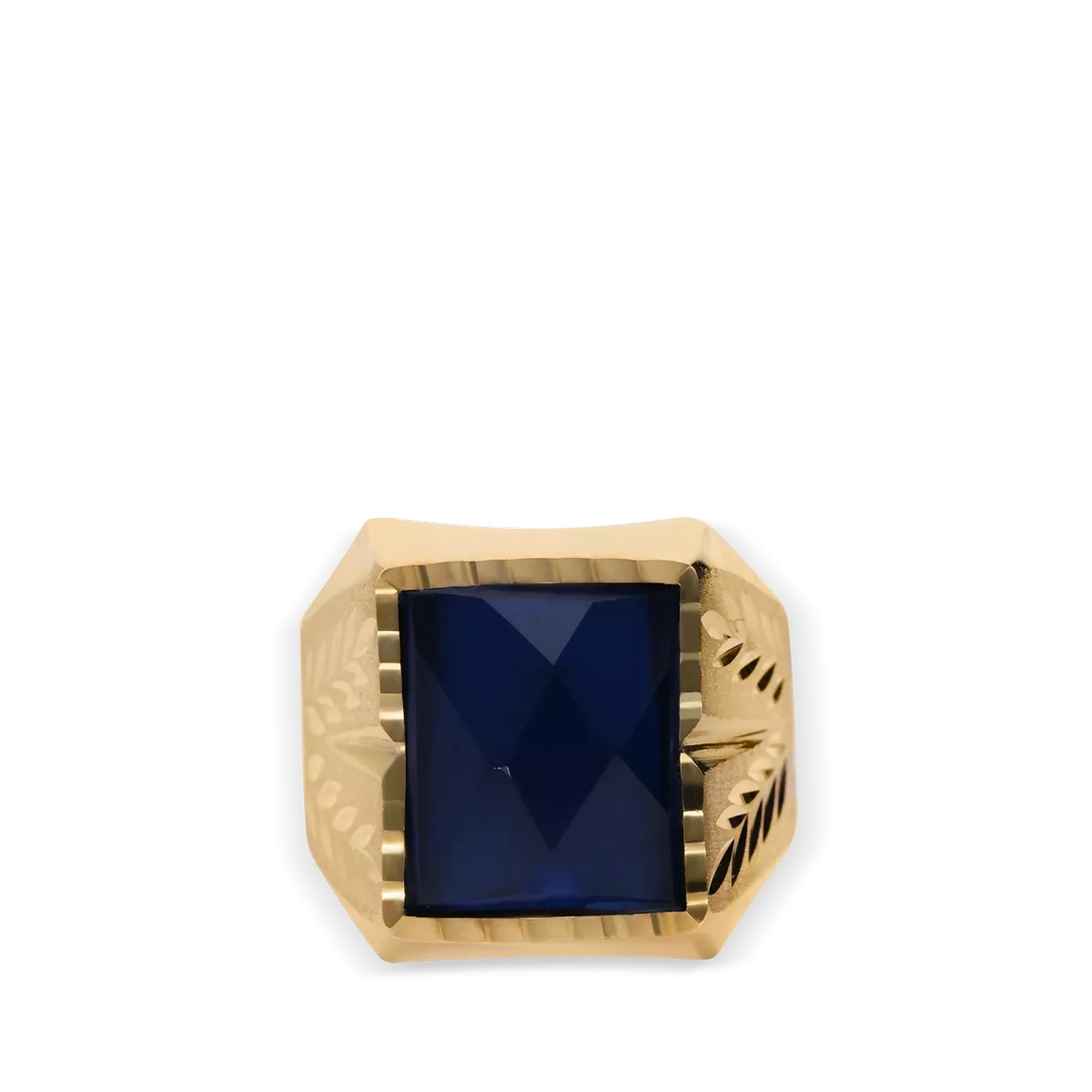 18k gold signet ring