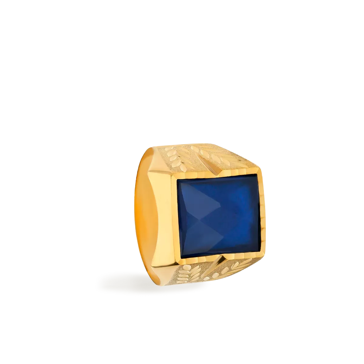 18k gold signet ring