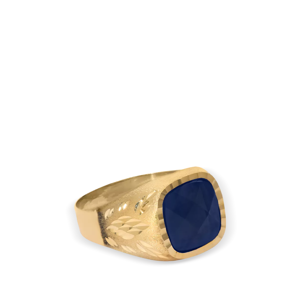 18k gold signet ring