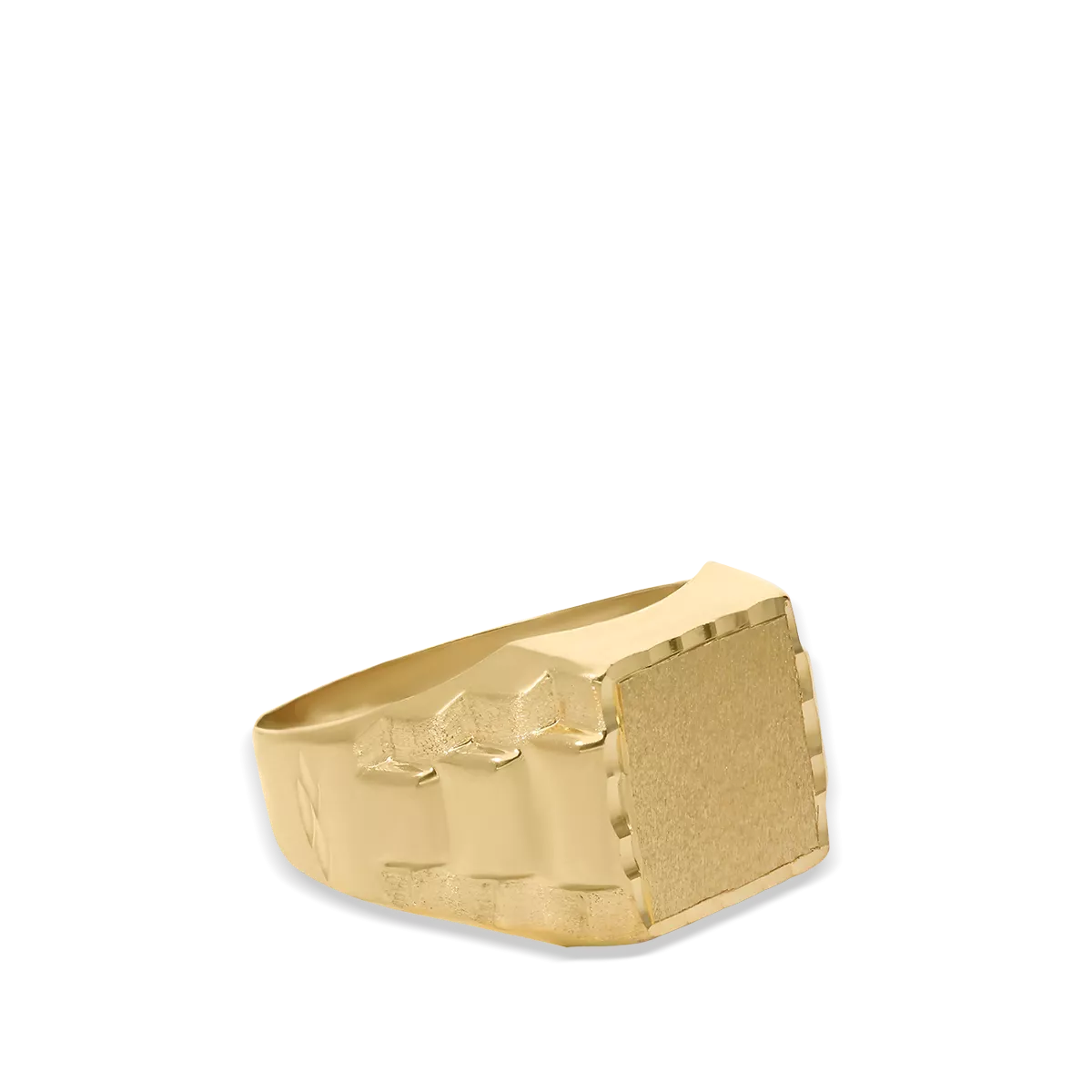 18k gold signet ring